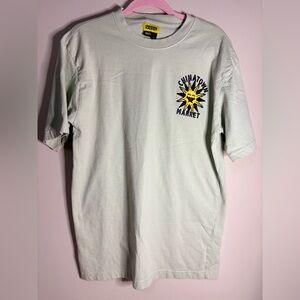 Chinatown Market Sunshine over the Pyramid  Graphic Pale‎ Green T Shirt Men’s L